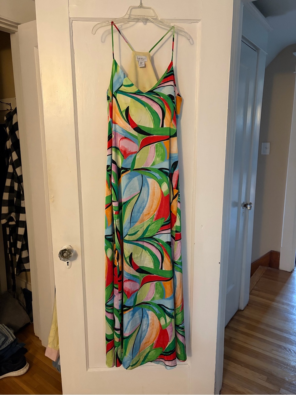 Nicole Miller Colorful Maxi Dress - Size Medium